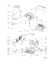 Схема №1 VT 256/SL с изображением Корпусная деталь для микроволновой печи Whirlpool 480120100384