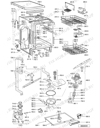 Схема №1 ADP 6830/5 WHM с изображением Другое для посудомоечной машины Whirlpool 481210518011