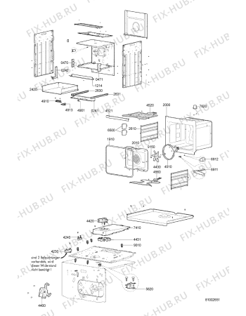 Схема №2 CKH 6482 IN с изображением Панель для электропечи Whirlpool 481245249712