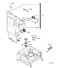Схема №5 FAV2403 с изображением Ящик (корзина) для посудомоечной машины Aeg 1529865352