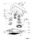 Схема №1 AKR 959 IX с изображением Субмодуль для электровытяжки Whirlpool 481227738035