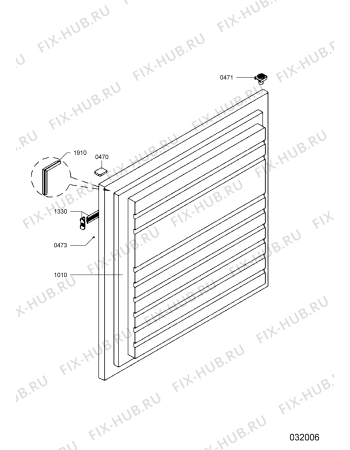 Схема №2 GKI 6010/A с изображением Ящик (корзина) для холодильной камеры Whirlpool 480132101603