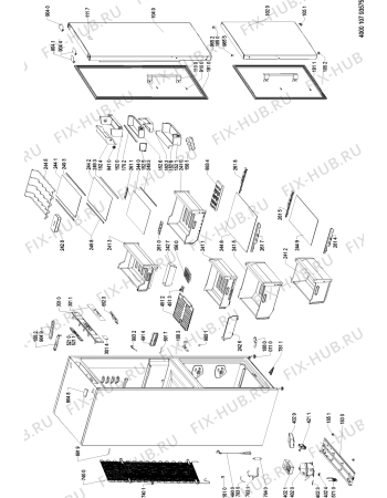 Схема №1 KGLF 18 A3+ IN с изображением Панель управления для холодильника Whirlpool 481010759948