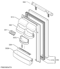 Схема №1 945538_40267 с изображением Крышечка для холодильной камеры Electrolux 2244628125