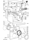 Схема №1 WAS 4330-D с изображением Тумблер для стиральной машины Whirlpool 481228218952