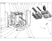 Схема №2 DW1260WA с изображением Тэн для электропосудомоечной машины Whirlpool 482000016606