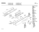 Схема №3 HE11100 с изображением Панель для плиты (духовки) Siemens 00278279