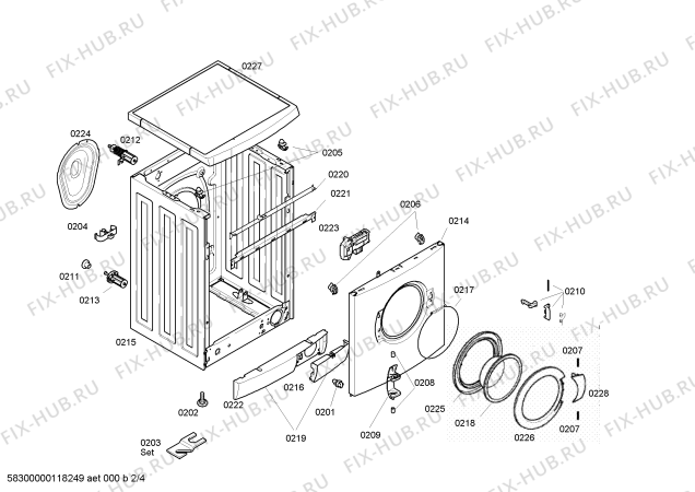 Схема №3 CM0800HTR PROFILO с изображением Ручка переключения числа оборотов для стиральной машины Bosch 00605318