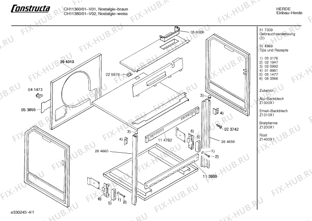 Схема №4 CH11380 с изображением Переключатель для духового шкафа Bosch 00151513