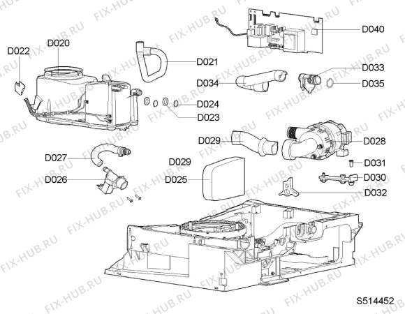 Схема №9 GSX 4966/1 G с изображением Таймер для посудомойки Whirlpool 481290508484