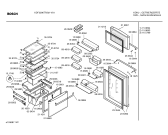 Схема №3 KKE3495 с изображением Уплотнитель двери для холодильника Bosch 00233544