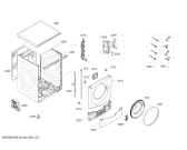 Схема №3 WAU284600W с изображением Люк для стиралки Bosch 11018662