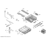 Схема №4 JS04VN92 с изображением Передняя панель для электропосудомоечной машины Bosch 00742915