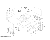 Схема №9 PRG364EDG с изображением Рамка для духового шкафа Bosch 00682313