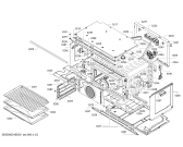 Схема №2 B94M43N3 с изображением Нижняя часть корпуса для плиты (духовки) Bosch 11007838