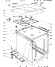 Схема №5 C515EWCKD (F023073) с изображением Обшивка для плиты (духовки) Indesit C00075207