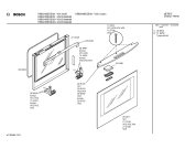 Схема №4 HBN245BAU с изображением Панель управления для плиты (духовки) Bosch 00299231