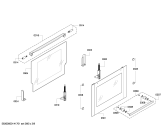 Схема №6 HBM43B250B с изображением Панель управления для электропечи Bosch 00675588
