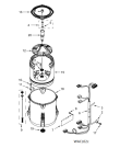 Схема №3 4GMVWC400YW с изображением Моторчик для стиральной машины Whirlpool 482000012734