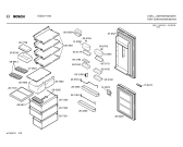 Схема №3 KGS3771 с изображением Дверь морозильной камеры для холодильной камеры Bosch 00208336
