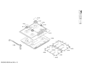 Схема №2 PPQ7A6B10 MG 75F 4G+1W STAR 4kw BOSCH SV с изображением Крышка горелки для духового шкафа Bosch 12012599