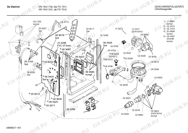 Схема №4 SPIDDC3FF с изображением Кнопка для электропосудомоечной машины Bosch 00154632