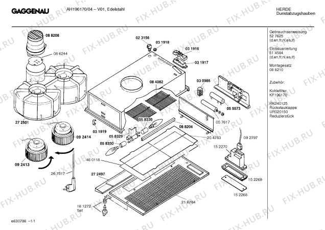 Схема №1 AH196170 с изображением Рамка для вентиляции Bosch 00216784