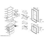 Схема №3 3KE7837A с изображением Дверь для холодильника Bosch 00241361
