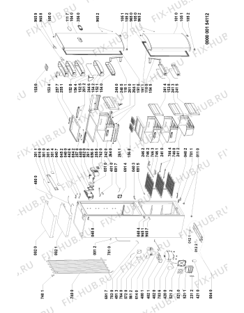 Схема №1 ARC6706IX1 (F091994) с изображением Наставление для холодильника Indesit C00359366