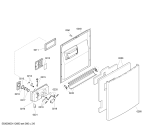 Схема №5 SGS65L18GB Logixx с изображением Передняя панель для посудомойки Bosch 00445051