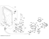 Схема №3 SMV50E30EU с изображением Передняя панель для электропосудомоечной машины Bosch 00703909