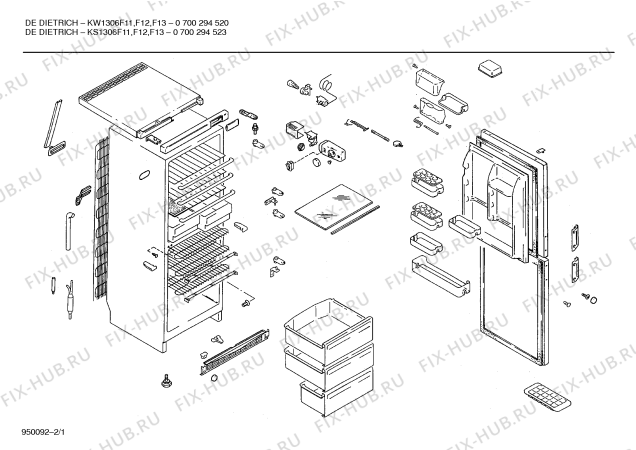 Схема №1 GFS1021 с изображением Кронштейн для холодильной камеры Bosch 00027474