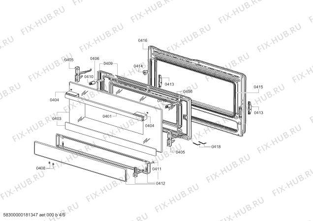 Схема №3 HSG736355M с изображением Ручка управления духовкой для духового шкафа Bosch 00633427