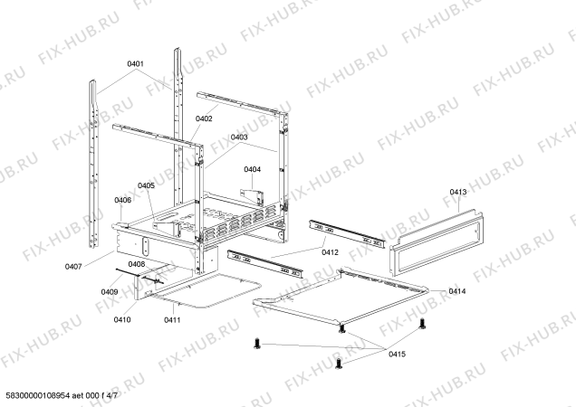 Схема №4 HES252U с изображением Стеклокерамика для плиты (духовки) Bosch 00241169