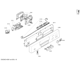 Схема №5 SGS46E08TR с изображением Панель управления для электропосудомоечной машины Bosch 00674393