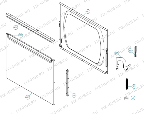 Взрыв-схема стиральной машины Gorenje MWA 0716FIC UK   -Titanium (900003194, WM25.3) - Схема узла 06