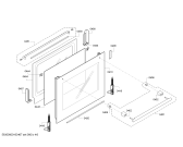 Схема №6 HB63AB621J с изображением Фронтальное стекло для электропечи Siemens 00688202