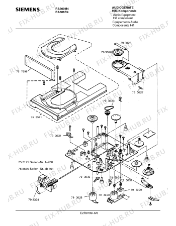 Схема №4 RA300M4 с изображением Сервисная инструкция для телевизора Siemens 00535457