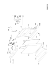 Схема №3 ADP 554 WH с изображением Обшивка для электропосудомоечной машины Whirlpool 481245371742