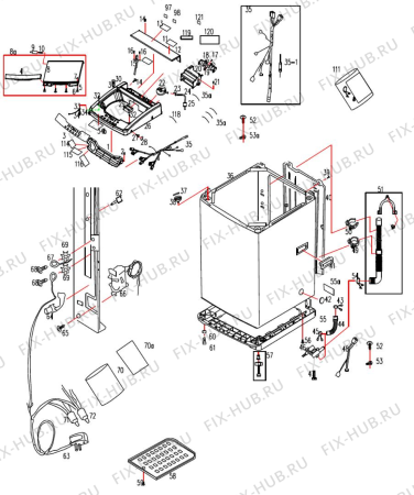 Схема №2 IASTL8050WH с изображением Всякое для стиралки Whirlpool 488000532872