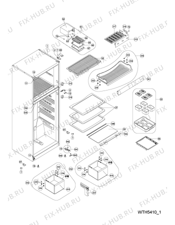 Схема №4 WTH5410 NFX с изображением Поверхность для холодильника Whirlpool 482000020619