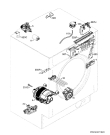 Схема №4 L61470WDBI с изображением Микромодуль для стиральной машины Aeg 973914606018013