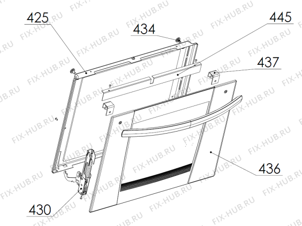 Взрыв-схема вытяжки Gorenje C411K A42001101 FI   -White FS 50 (182457, A42001101) - Схема узла 04