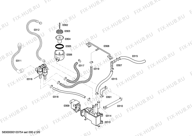 Схема №5 ED220610 с изображением Противень для плиты (духовки) Bosch 00142007