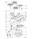 Схема №2 ACM 398 N с изображением Держатель для плиты (духовки) Whirlpool 481221478655