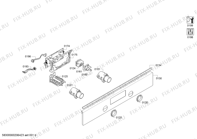 Схема №6 3HB433CB0 с изображением Переключатель для духового шкафа Bosch 10005326
