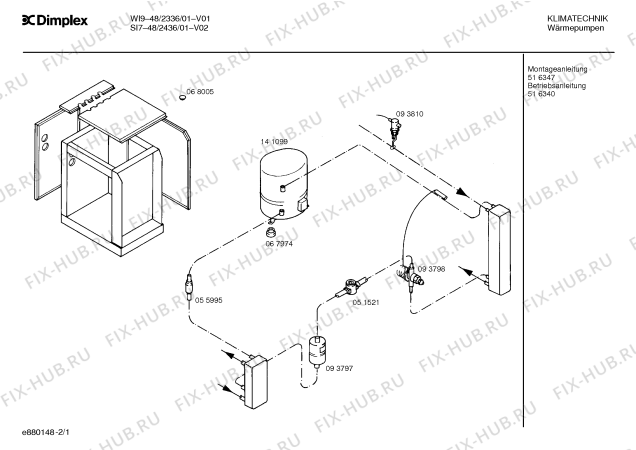 Схема №1 2WP2336 с изображением Переключатель для стиралки Bosch 00093810