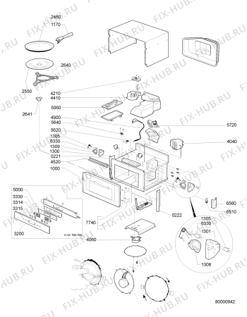 Схема №1 AMW735IX1 (F090910) с изображением Всякое для свч печи Indesit C00321604