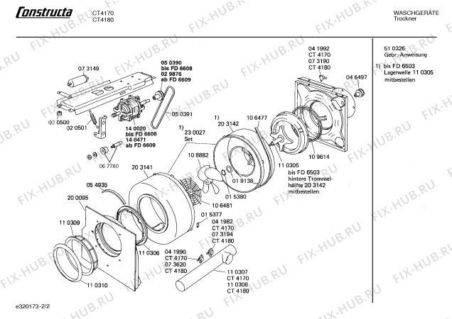 Схема №2 CT4180 с изображением Переключатель для электросушки Bosch 00050389
