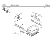 Схема №4 HBN2521EU с изображением Фронтальное стекло для духового шкафа Bosch 00431832